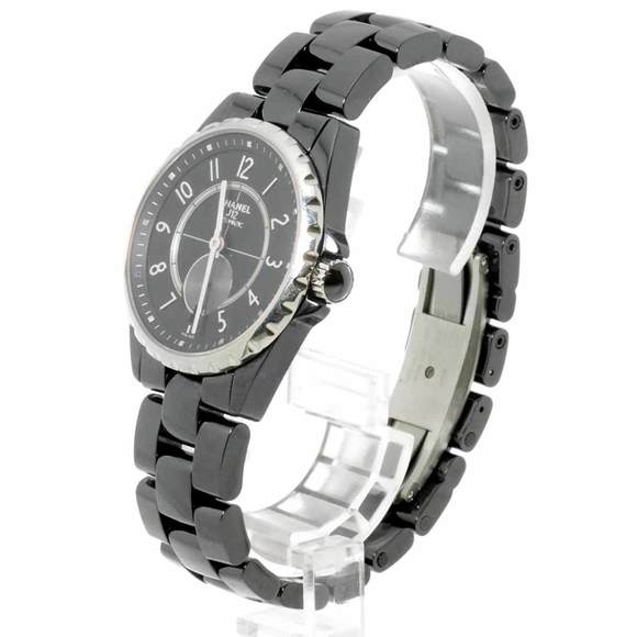 Chanel CHANEL J12-365 H3836 Men's Watch Date Black Ceramic Automatic Self-Win... - Picture 3 of 8